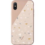 Husa Capac Spate Clic Terrazzo Roz APPLE iPhone X, iPhone Xs