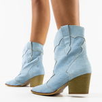 Botine dama Pohy Albastre, Exist Shoes