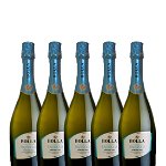 Pachet 5 sticle Vin prosecco alb sec Bolla Veneto, 0.75L, 11% alc., Italia, 