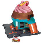 Mattel Hot Wheels City Downtown Ice Cream Swirl (htn77) 