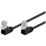 Cablu UTP Cat5e patch cord 0.5m RJ454-RJ45 negru Goobay