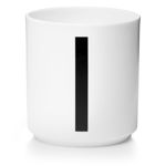 Cana Design Letters Personal Porcelain Cup Litera I Alb 325ml