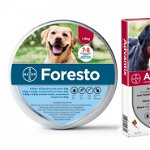 Pachet Foresto L + Advantix 40-60kg, Bayer