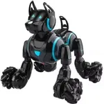 Caine Robot inteligent controlabil prin gesturi si telecomanda iUni 800A, Rotire 360°, Negru