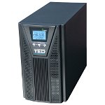 UPS Sinusoida pura, 3000VA, Online dubla conversie, TED003997, TED