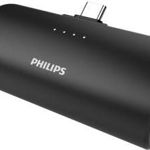 Acumulator extern Philips, DLP2510C/00, Li-polymer 2500mAh cu conector USB-C, Philips