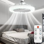 Lampa LED tavan, cu ventilator si telecomanda, 30W, Tenq.ro