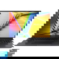 16'' Vivobook 16 X1605ZA, 3.2K OLED 120Hz, Procesor Intel Core i7-1255U (12M Cache, up to 4.70 GHz), 16GB DDR4, 512GB SSD, Intel Iris Xe, No OS, Indie Black, Asus