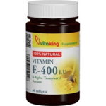 Vitamina E 400 naturala Vitaking 60 capsule (TIP PRODUS: Suplimente alimentare, Concentratie: 400 UI), Vitaking