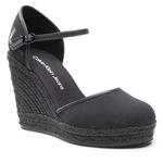 Calvin Klein Jeans Espadrile Wedge Sandal Close Toe Co YW0YW00569 Alb