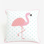 Perna alba cu print flamingo - Sass & Belle