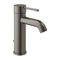Baterie lavoar Grohe Essence, marimea S, ventil inclus, antracit periat Hard Graphite, Grohe