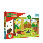 Puzzle animals in the forest, TREFL