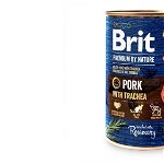 Brit Premium By Nature Pork With Trachea Conserva 400 Gr, Brit