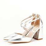 Pantofi argintii eleganti 8710 04, SOFILINE