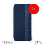 Huawei Husa de protectie tip Book Clear View Blue pentru Huawei P20 Pro