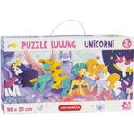 Puzzle Mimorello - Puzzle luuung cu unicorni, 40 piese
