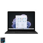 Laptop Microsoft Surface 5, Procesor Intel® Core™ i5-1235U pana la 4.40 GHz, 13.5inch Touch, 8GB, 512GB, Intel® UHD Graphics, Windows 11 Home, Negru, Microsoft