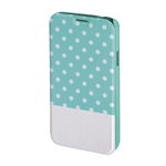 Husa Booklet Lovely Dots Samsung Galaxy S5, Verde/Alb, Hama