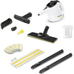 Karcher Aparat de curatat cu abur Karcher SC 1 EasyFix, 1.516-401.0, 1200 W, 3 bar, rezervor 0.2L, incalzire 3 min, Alb/Negru, Karcher