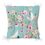 Pernă pentru scaun Minimalist Cushion Covers Flowers and Bird, 40 x 40 cm, Minimalist Cushion Covers