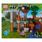 Set de constructie PRCK, MY World of Minecraft, 449 piese tip lego
