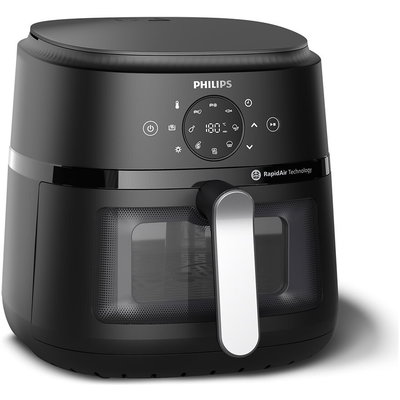 Friteuza Philips NA231/00, 6,2L, 1700W, neagra, 13 functii de gatire