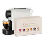 Espressor Tchibo Cafissimo Pure Plus White si cadou 60 capsule Classic Collection, Tchibo