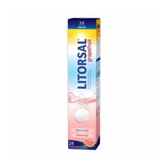 Litorsal electroliti cu aroma de grapefruit, 24 comprimate efervescente, Zdrovit Litorsal electroliti cu aroma de grapefruit, 24 comprimate efervescente, Zdrovit