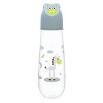 Biberon cu capac in relief si tetina silicon Lorelli Baby Care Animals 250 ml 0+ Mint Green, Lorelli Bertoni