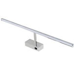 Aplica LED Kanarya 040-012-0012, cu intrerupator, 12W, 850lm, lumina neutra IP45, crom, Horoz Electric