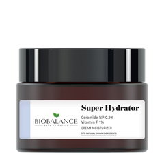 Super Hydrator Crema reparatoare intensiv hidratanta, cu Ceramide 0.2% + Vitamina F 1%, Bio Balance, 50 ml