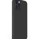 Husa de protectie Lemontti Silicon Soft Slim pentru Iphone 12 Pro Max, Black