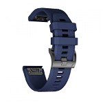 Accesoriu smartwatch Smooth Garmin Fenix 5/6/6 Pro Navy Blue