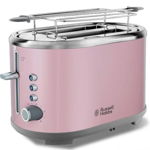 Prajitor de paine Russell Hobbs Bubble Soft Pink 25081-56 930 W 2 felii 6 setari Decongelare Roz