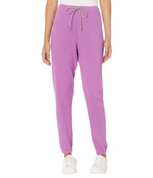 Imbracaminte Femei Michael Lauren Hemlock Sweatpants w Rainbow Drawstring Amethyst, Michael Lauren