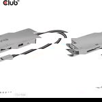 Hub 9-in-1, Club 3D, USB-C/HDMI/VGA/2xUSB, RJ45, Gri