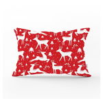 Față de pernă cu model de Crăciun Minimalist Cushion Covers Reindeer, 35 x 55 cm