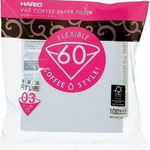 Set 100 de filtre de hartie pentru cafetiera Hario, V60-03, Hario