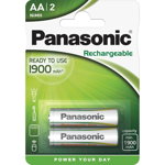 Acumulator/Incarcator 1x2 Accu NiMH Mignon AA 1900 mAh Ready to Use, Panasonic