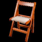 Scaun pliabil lemn Basic, cires-bej, sezut stofa, 79 x 42 cm, Depozitul de scaune