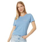 Imbracaminte Femei Ariat Gila River T-Shirt Light Blue Heather, Ariat