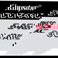 Card de Memorie Micro SDXC Kingston High Endurance, 64GB, Adaptor SD