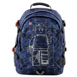 Rucsac Tech Teen, LEGO Core Line - design Minifigures Blue Camo