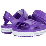 Incaltaminte Fete Crocs Crocband II Sandal (ToddlerLittle Kid) Neon Purple