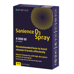 Sanience D3 Spray, 4000 UI, 50 ml, SANIENCE Sanience D3 Spray, 4000 UI, 50 ml, SANIENCE