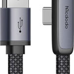 USB to USB-C cable Mcdodo CA-3340 6A 90 degree 1.2m, Mcdodo