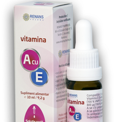 Vitamina E, solutie orala, 10 ml, Renans, RENANS PHARMA