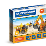 Set constructie clicformers santier 74 piese clics toys, Clics Toys