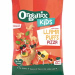 Figurine Bio din cereale integrale cu pizza, +3 ani, 4 pungute x 12 g, Oranix